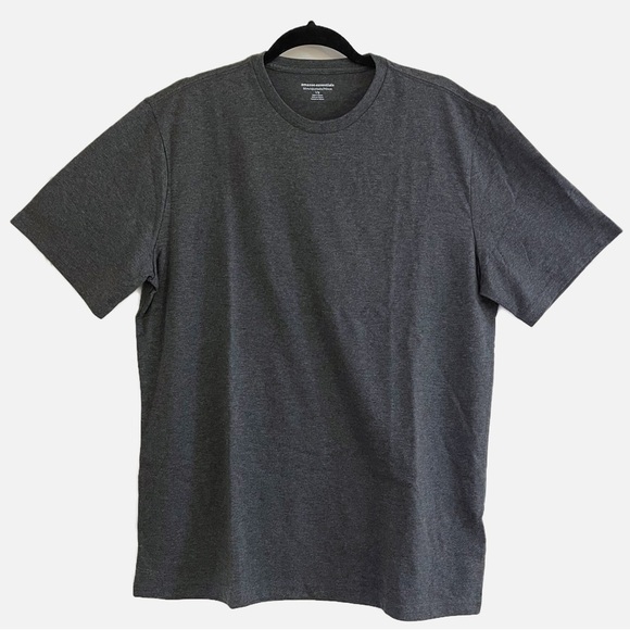 ✨NEW!✨ Amazon Essential Gray Slim Shirt Sleeve Tee - Large - Picture 3 of 9